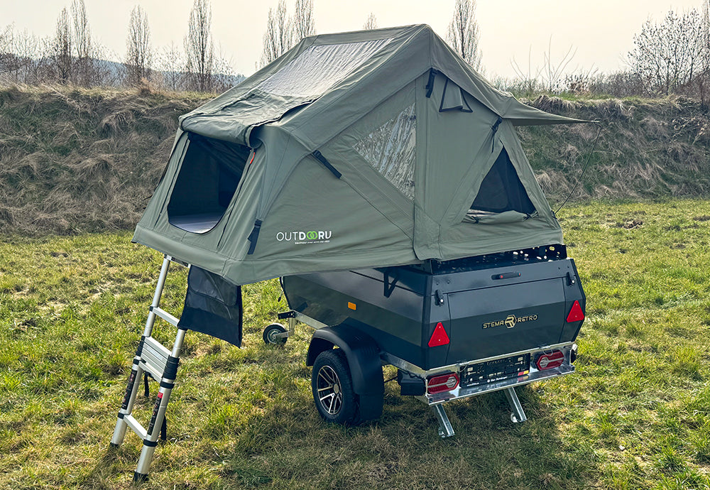 OnSite Pure Dachzelt-Anhänger + Dachzelt Compact