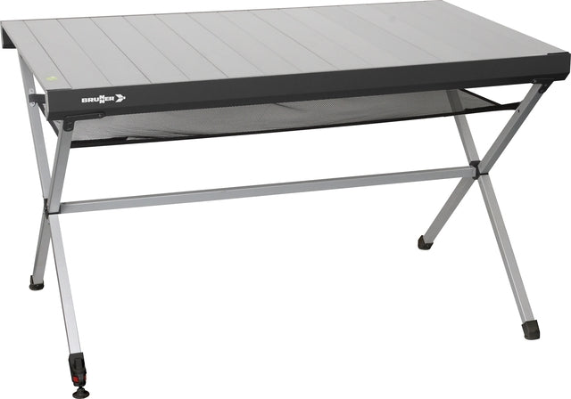 Tafel Brunner Titanium Axia 4 aluminium kleur lichtgrijs